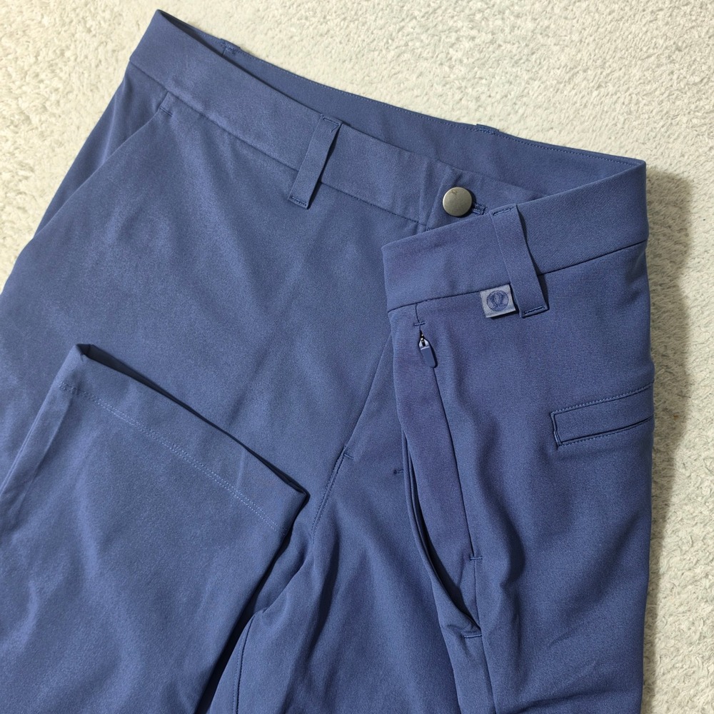 Lululemon Commission Pant Classic Mens 34/28 Blue Stretch Performance Chino